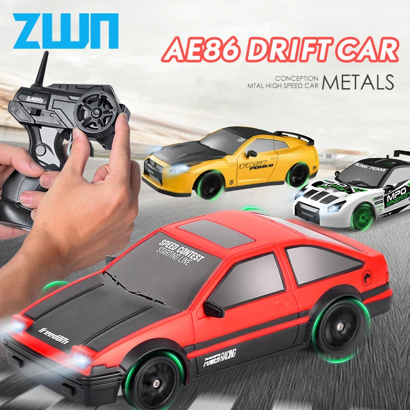 2.4g Drift Rc Car 4wd Rc Drift Car Toy Remote Control Gtr Model Ae86 Vehicle Car Rc Racing Car Toy F Ys