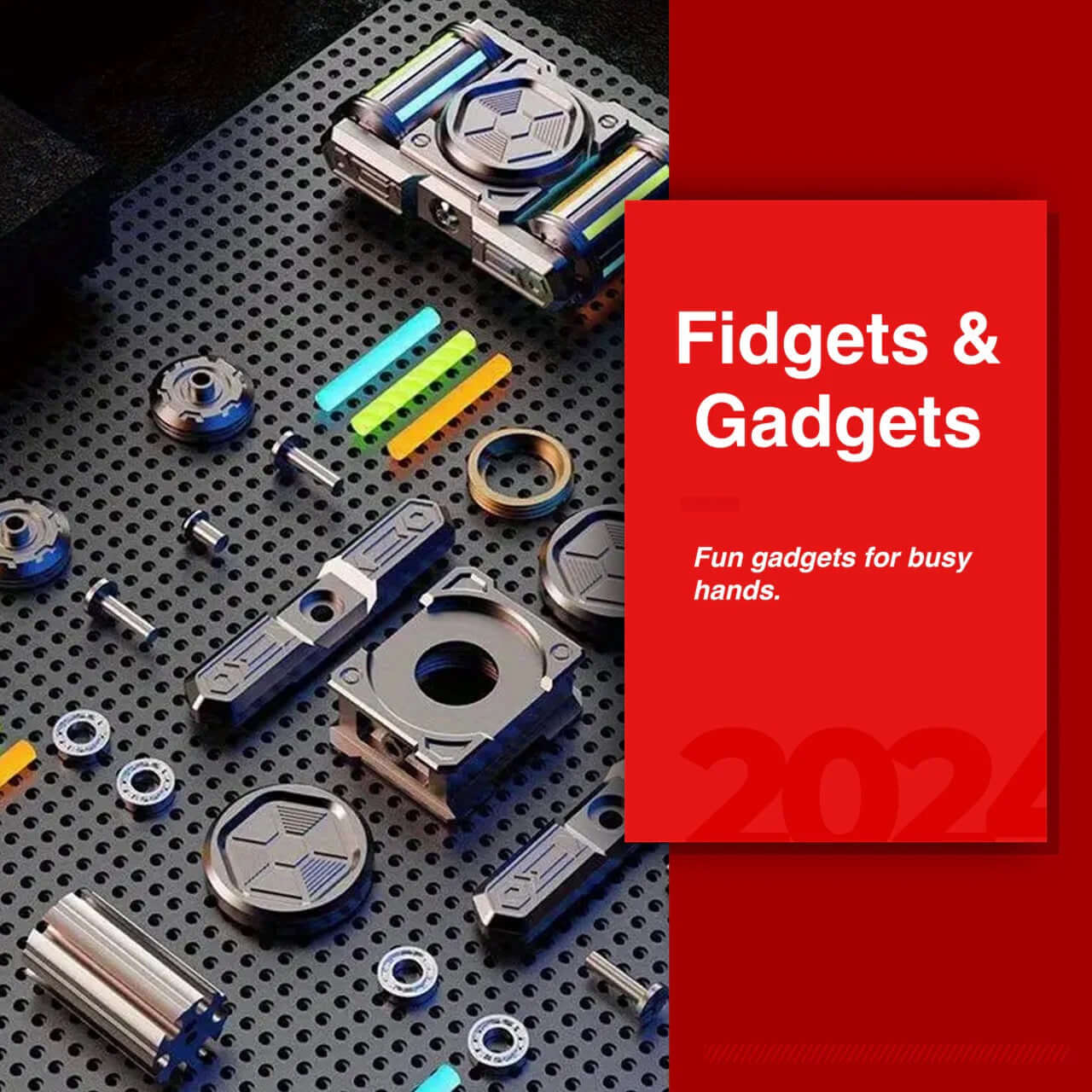 EDC Gadget Toys: Fidget Spinners & Stress Tools