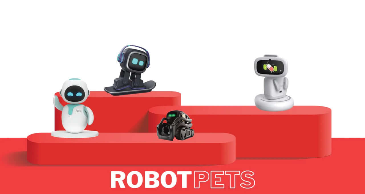 Smart interactive robot pets for kids and adults