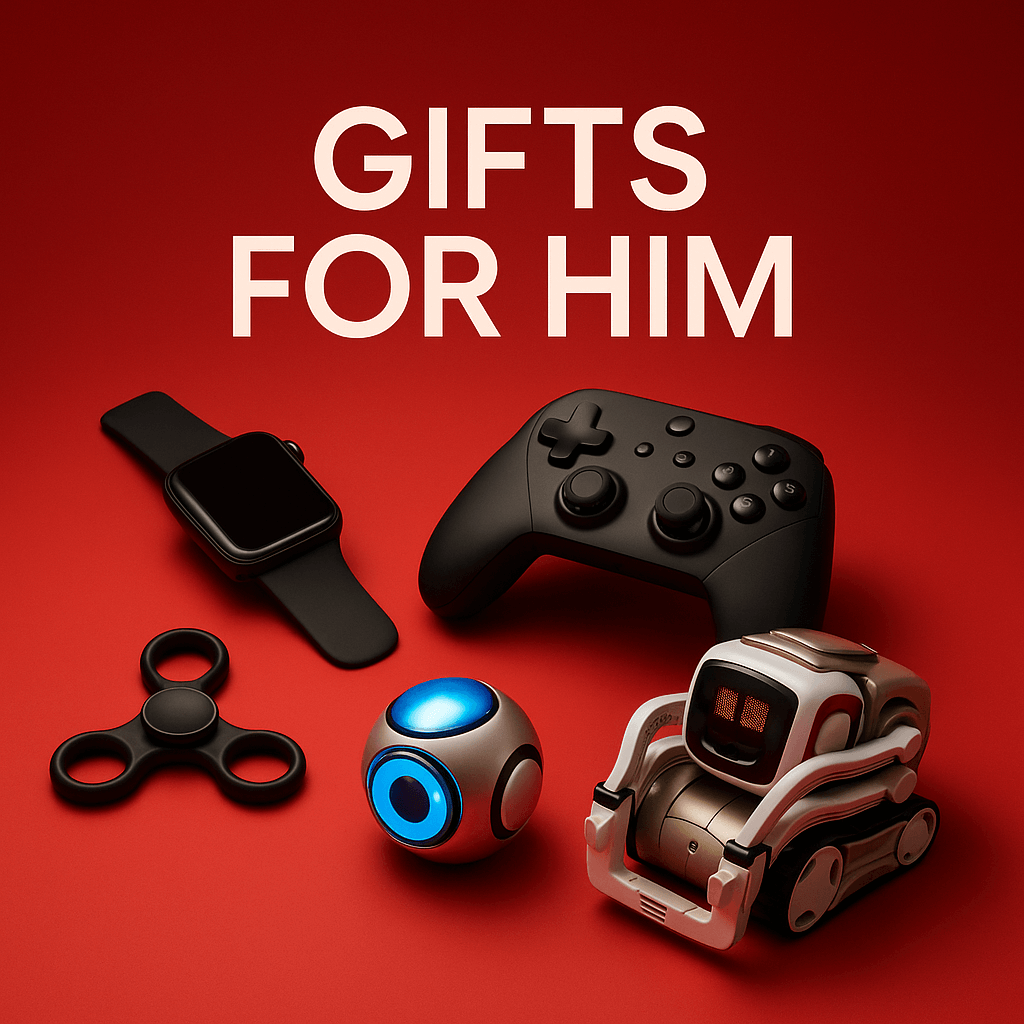 Gifts for him including magnetic sliders, Smart Ai robots and tech gadgets – unique UK presents