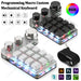 Customisable 12-Key RGB Mechanical Gaming Keyboard - USB Knobs for Copy Paste & Drawing - Hotswap Macropad - Chys Thijarah