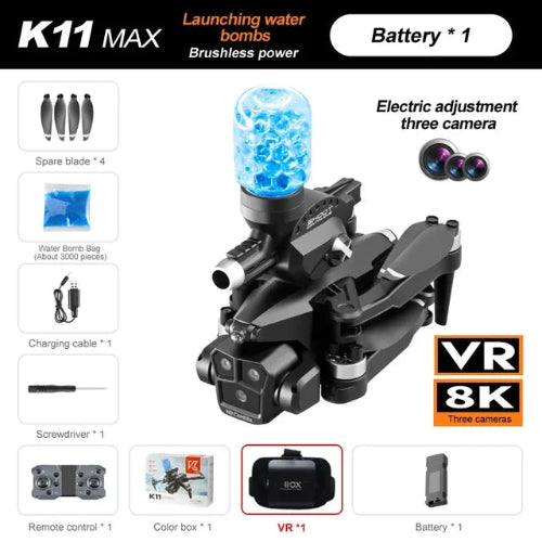 K11 MAX brushless drone optical flow positioning stable hover