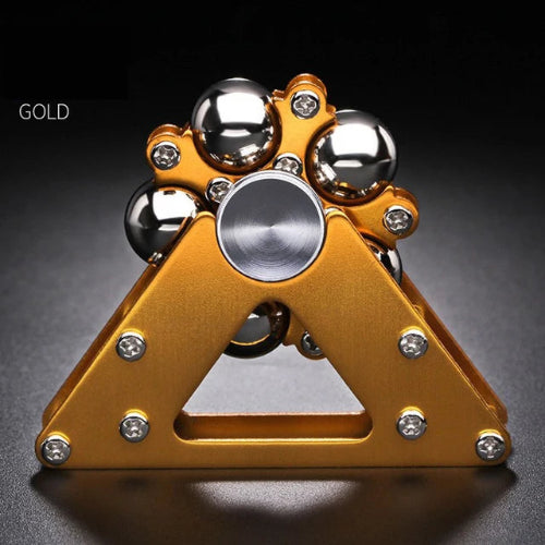 Anti Stress Toys Gold– Metal Fidget Spinner for adults and kids, premium aluminium alloy hand spinner UK edition