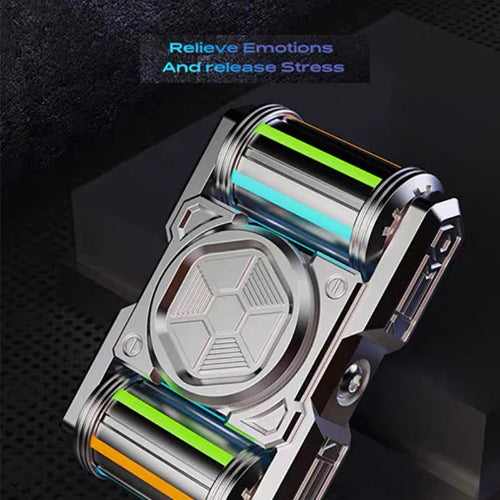 Premium alloy Fidget Spinne Luminous Tank Roller  featuring smooth surface and solid weight balance