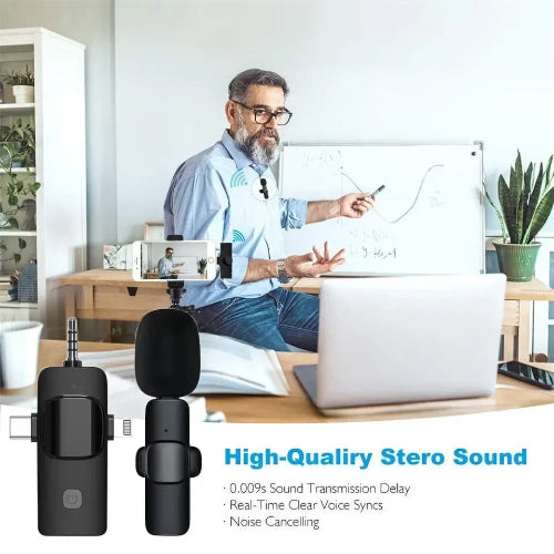 clip on wireless microphone hands free mic for teachers and meetings