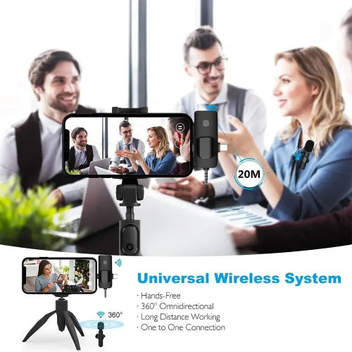 clip on wireless microphone portable clip on mic for vlogging