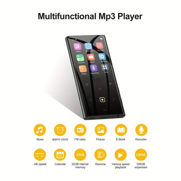 32GB Digital Music Player with 2.4-inch Screen and Speaker - Supports 128GB TF Card - Chys Thijarah