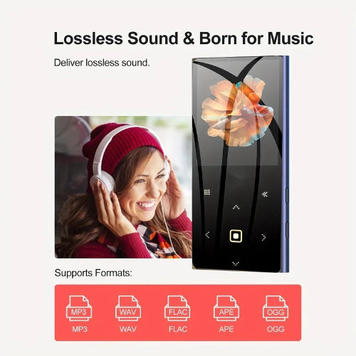 32GB digital music player with screen speaker and offline music playback