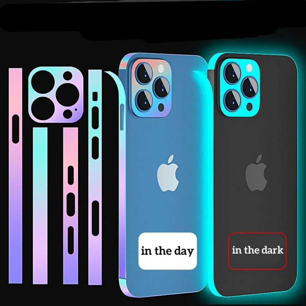 Luminous Edge Film Side Frame For iPhone Dazzle Colour Skin Anti-Scratch - Chys Thijarah