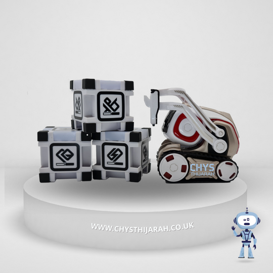 Anki Cozmo  Ai Educational Robot + Cubes + Charger + Case  GOOD - Chys Thijarah