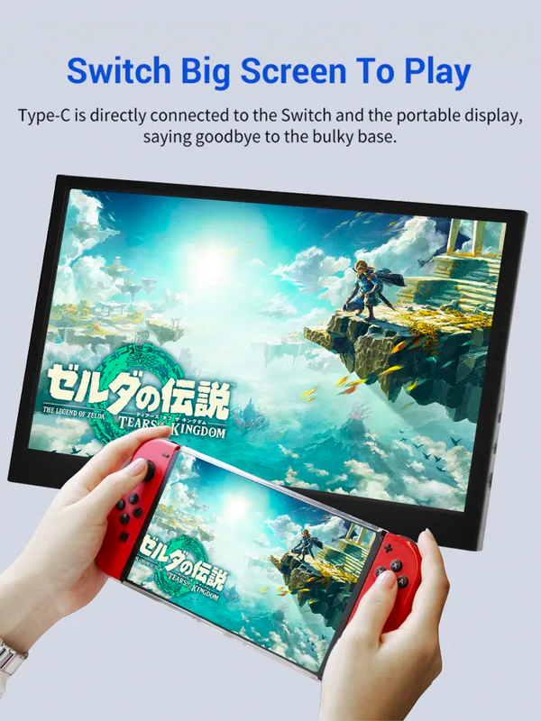 Portable screen for laptop Nintendo Switch and devices HDMI - Chys Thijarah