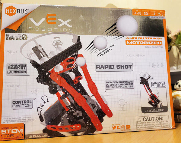 HexBug Vex Robotics Motorized Ambush Striker Rapid Shot Ball Shooter New in Box - Chys Thijarah