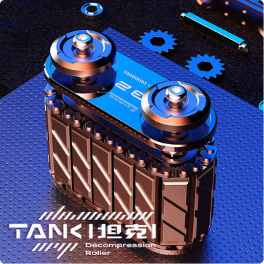 Tank Roller Fidget Spinner EDC Metal Hand Adult Smart Fidget Toys ADHD Tool - Chys Thijarah