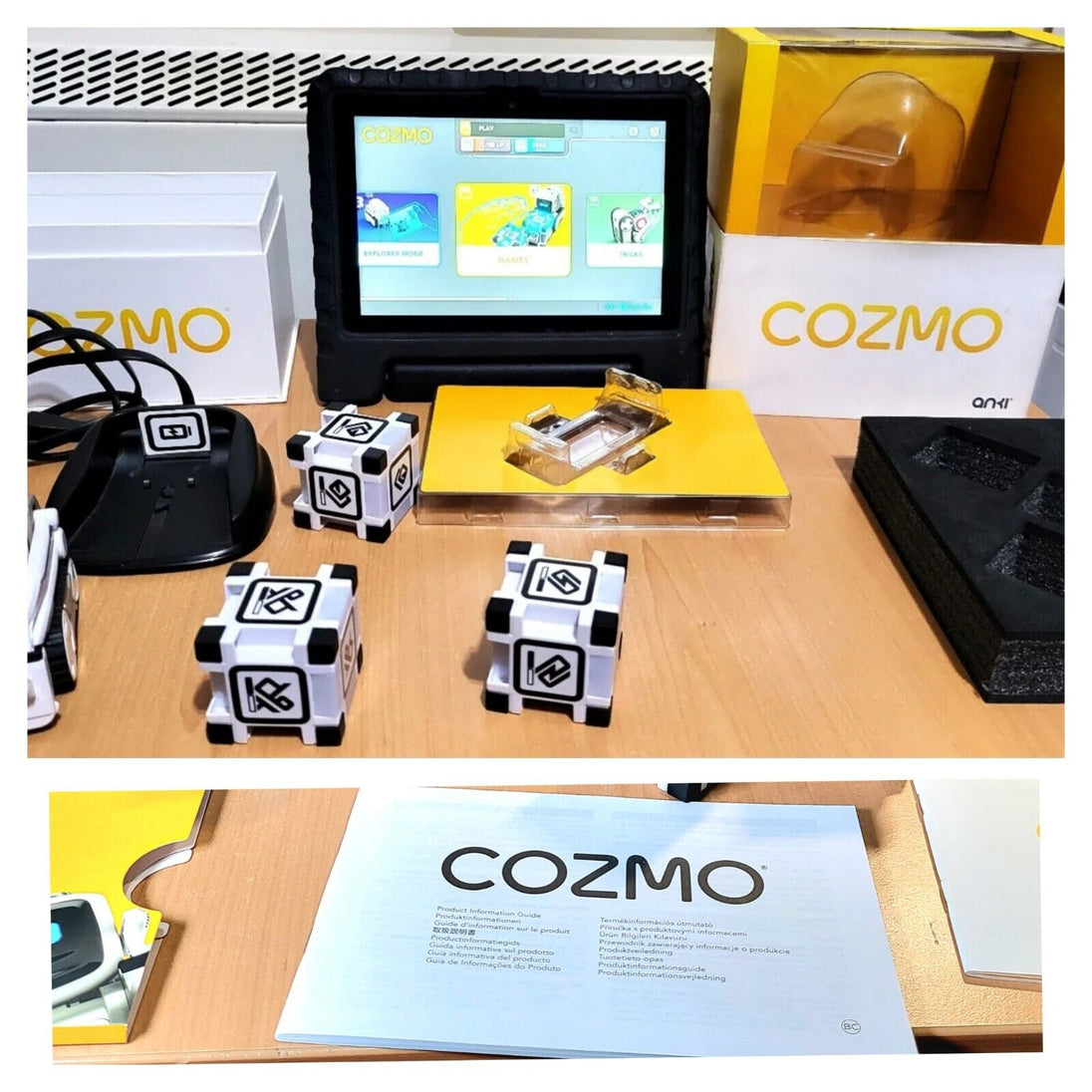 Anki Cozmo Robot + Cubes + Charger + Box + Manuals LIKE N£W - Chys Thijarah