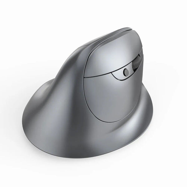 3200DPI 2.4G Wireless Bluetooth two device connectivity Vertical Mouse with LCD - Chys Thijarah