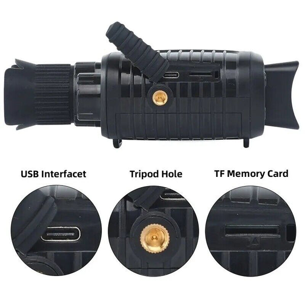 Monocular Night Vision Device 1080P HD Infrared outdoor Camera with 5X Digital - Chys Thijarah