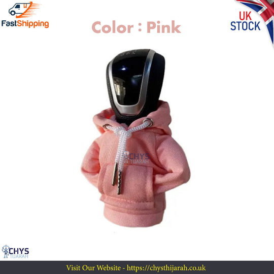 Hoodie Manual Handle Car Gear Shift Knob Cover Gear Sweet T Shirt - Chys Thijarah