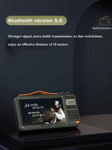 radio retro bluetooth rechargeable portable radio with Bluetooth 5.0 and 5W magnetic speaker