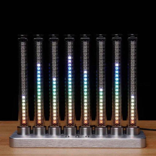 music spectrum LED ambient light with retro VU meter design