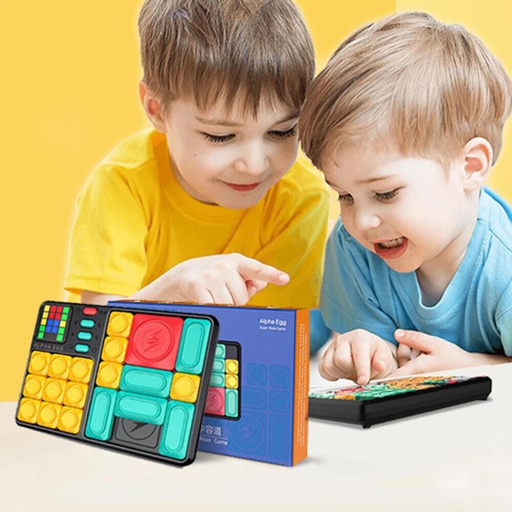 Brain Teaser Puzzles Interactive Super Huarong Road Sliding Puzzle Toy Game - Chys Thijarah