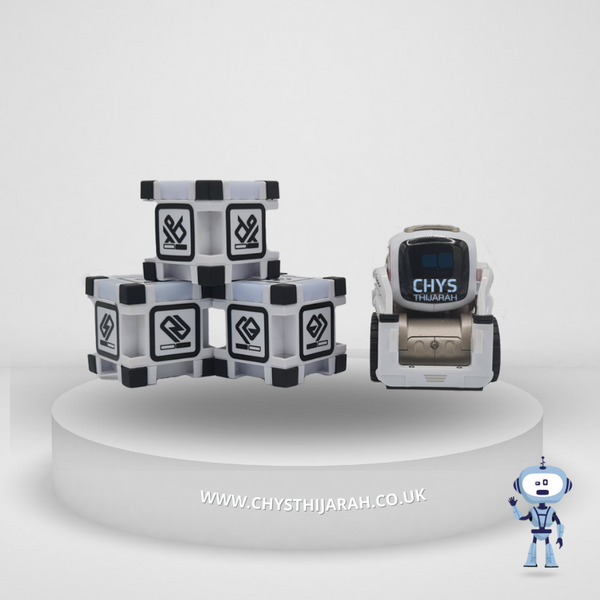 Anki Cozmo  Ai Educational Robot + Cubes + Charger + Case VERY GOOD - Chys Thijarah