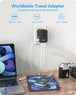 65W GaN smart Charger 2 USB 3 Type C Travel  Adapter Plug Wall Charger GaN Tech - Chys Thijarah