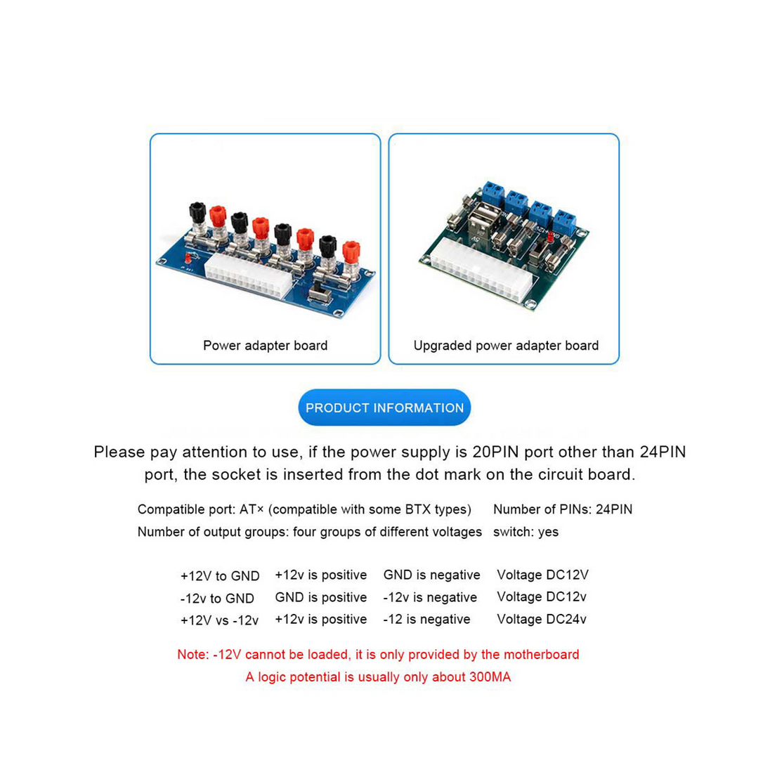 HU-M28W Desktop Computer Power Adapter Board ATX Power Board Lead-out - Chys Thijarah