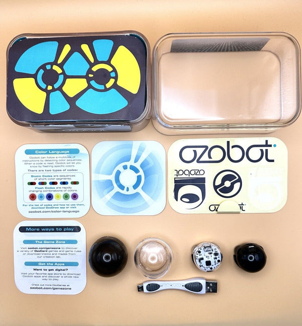 2* Ozobot Bit Educational Learning Coding Robots In Box And Accessories - Chys Thijarah