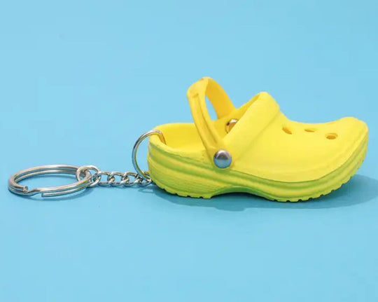 Floating Foam mini Croc Blue Pink Black EVA Shoe Keychain Sandal Keyring Gift - Chys Thijarah