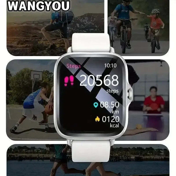 Fitness Tracker - Fashionable Metal Frame - IOS and Android Compatible Smart Wat - Chys Thijarah