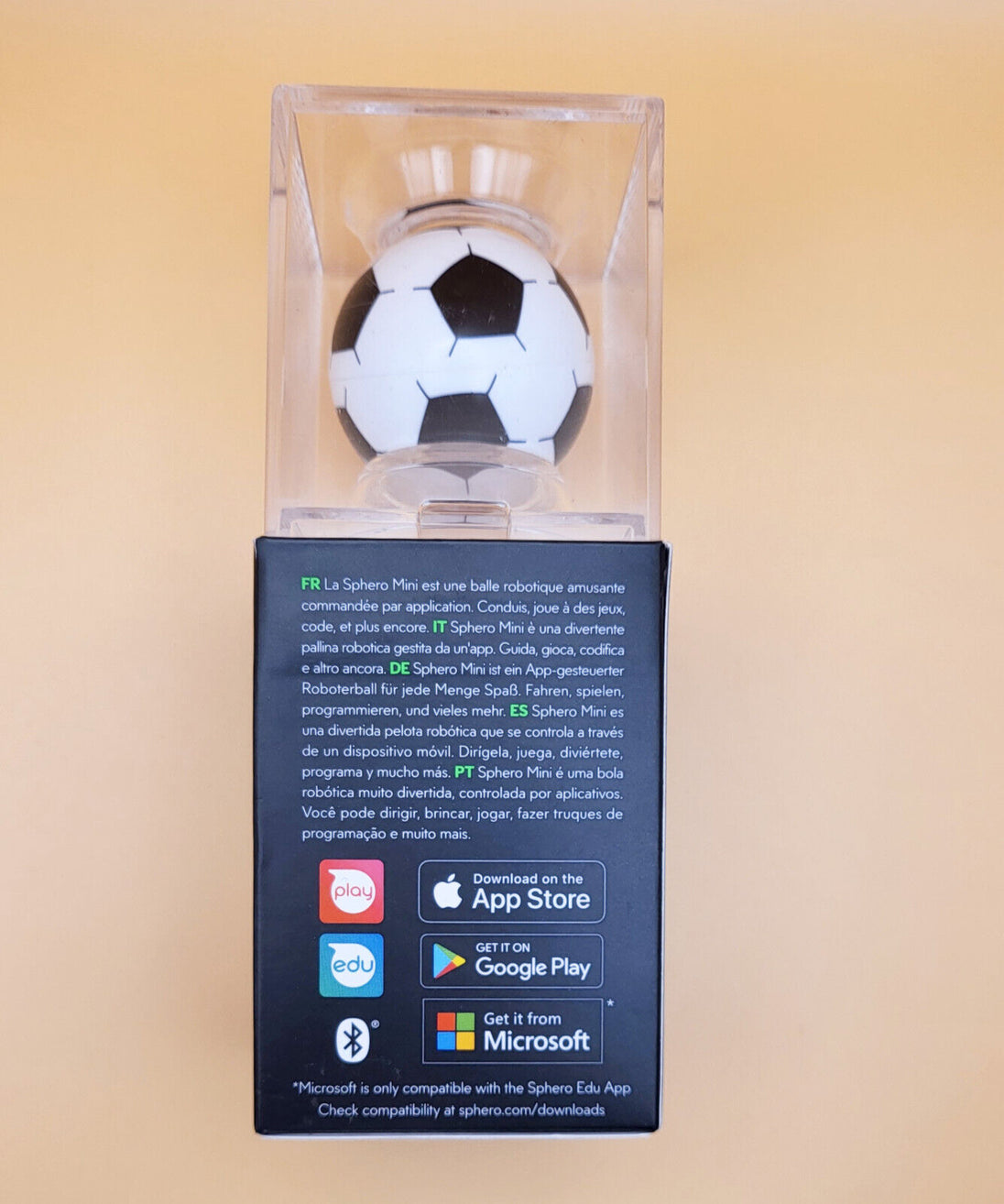 Sphero Mini Soccer: App-Controlled Robot Ball, STEM Learning and Coding Toy, - Chys Thijarah