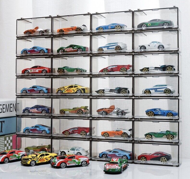 Hot Wheels  Car Display storage box and Car for kids collections - Chys Thijarah