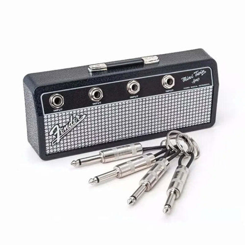 guitar amp key holder with guitar plug keychains and amplifier style design