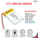 3.7V Lipo Li-Polymer Rechargeable Battery MP3, Camera, Recorder, Player, device - Chys Thijarah