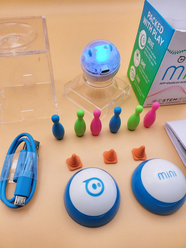 Sphero mini Blue/White - App Enabled Robotic Ball - Chys Thijarah