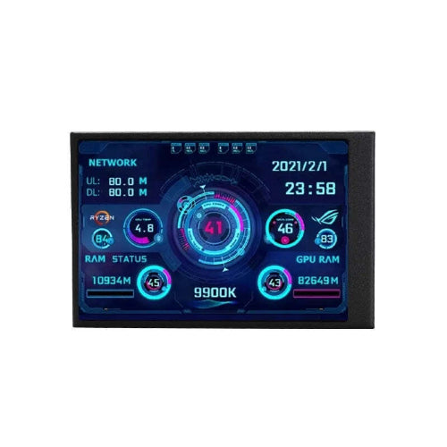 3.5 inch USB secondary screen monitor for real time CPU GPU monitoring