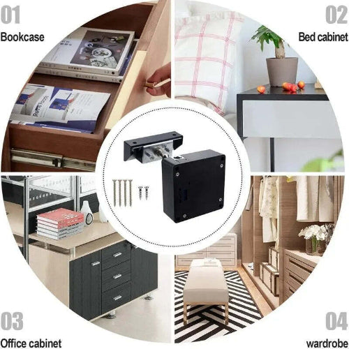 RFID smart drawer lock UK child safety cabinet lock using RFID access control