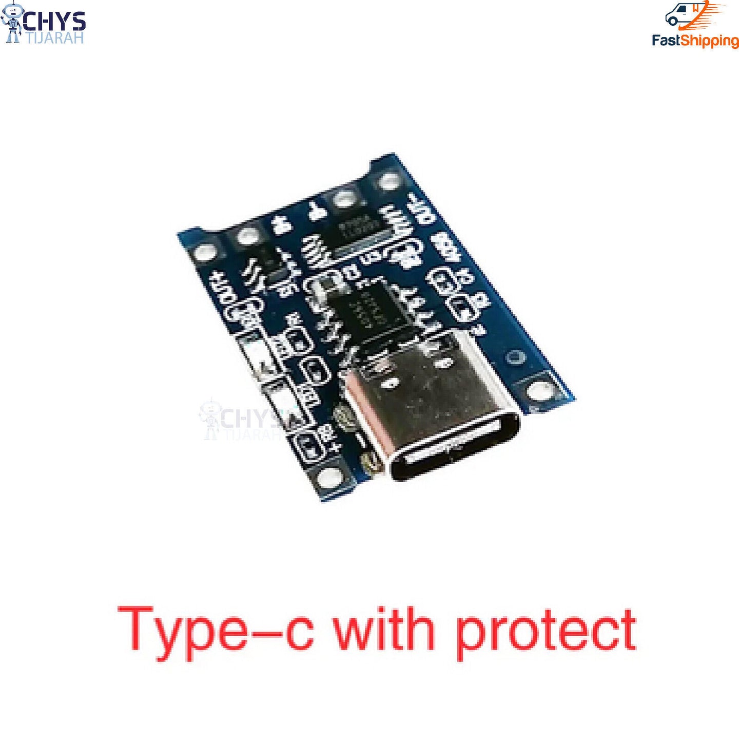 Type-c/Micro/Mini USB 5V 1A 18650 TP4056 Lithium Battery Charger Module - Chys Thijarah