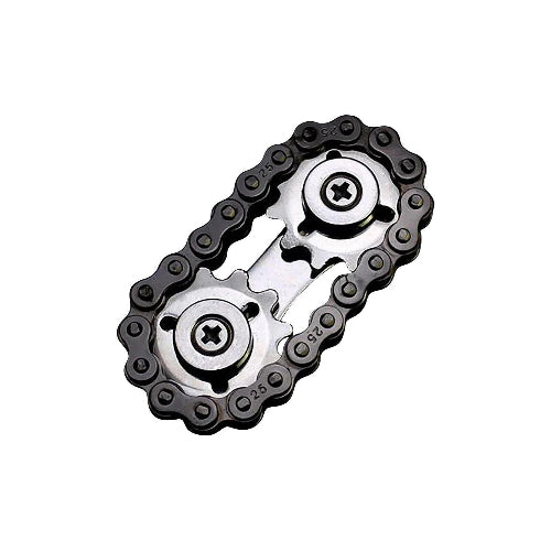 luminous magnetic fidget slider with stainless steel chain for stress relief