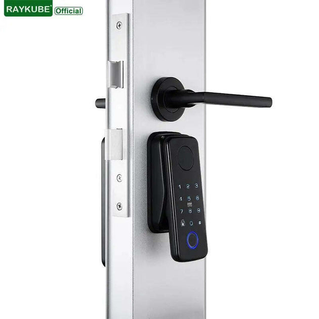 Smart Lock with Bluetooth, Fingerprint & Password - Easy Replacement Cylinder, A - Chys Thijarah