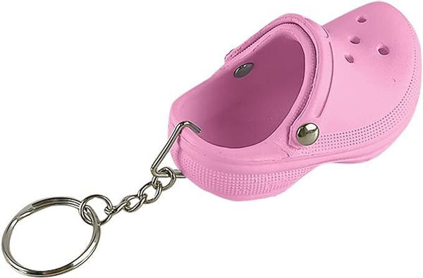 Floating Foam mini Croc Blue Pink Black EVA Shoe Keychain Sandal Keyring Gift - Chys Thijarah