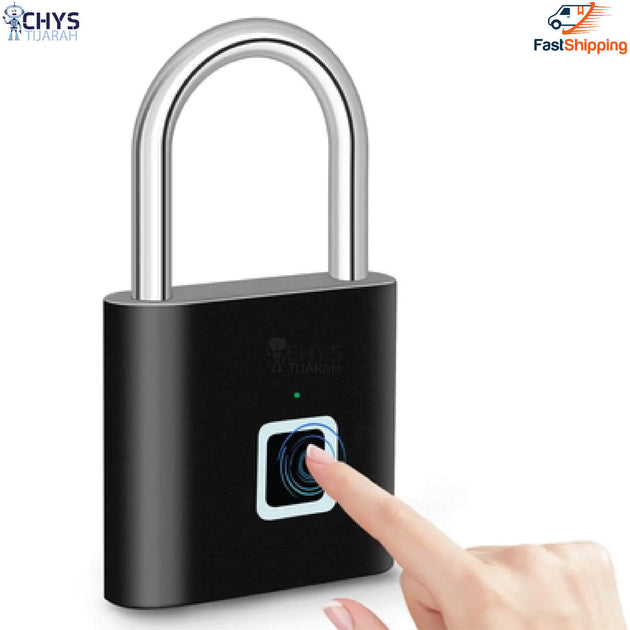 Fingerprint Smart Padlock KERUI Keyless USB Charging Waterproof Door Lock - Chys Thijarah