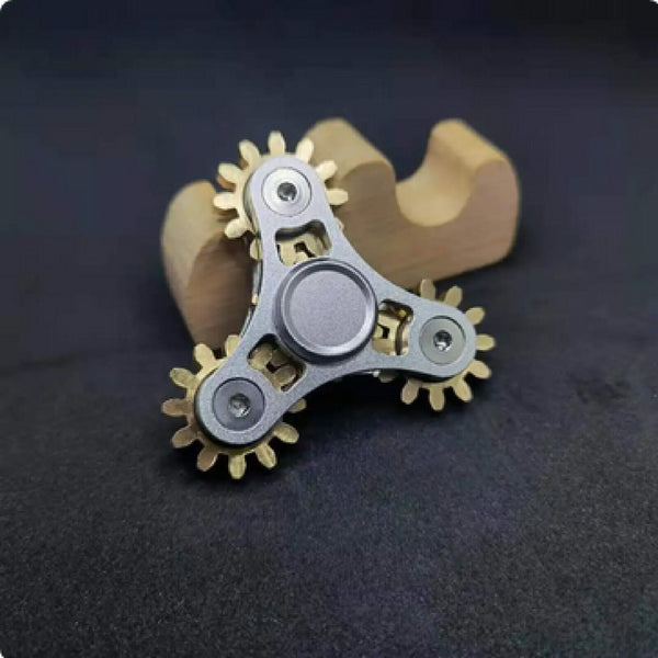 Delicateness Gear Hand Spinner Edc Metal Alloy Spinner Focus Toys Stress Relief - Chys Thijarah