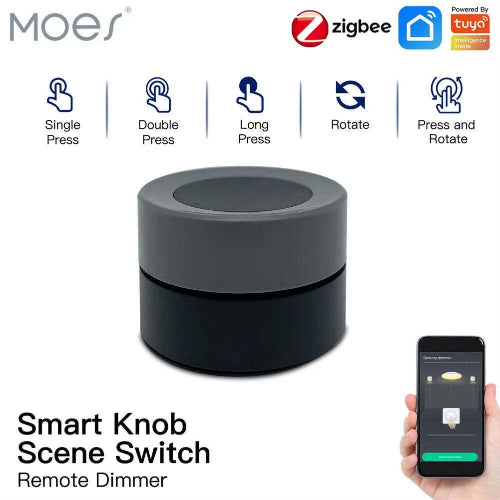 smart zigbee knob switch scene controller for tuya smart home automation