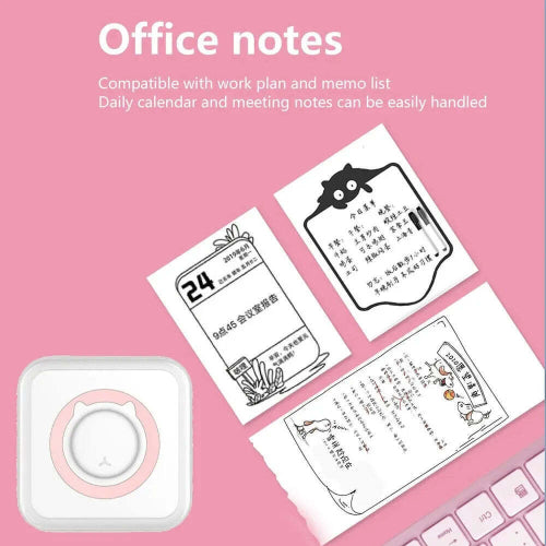 mini thermal printer inkless portable label printer for journaling