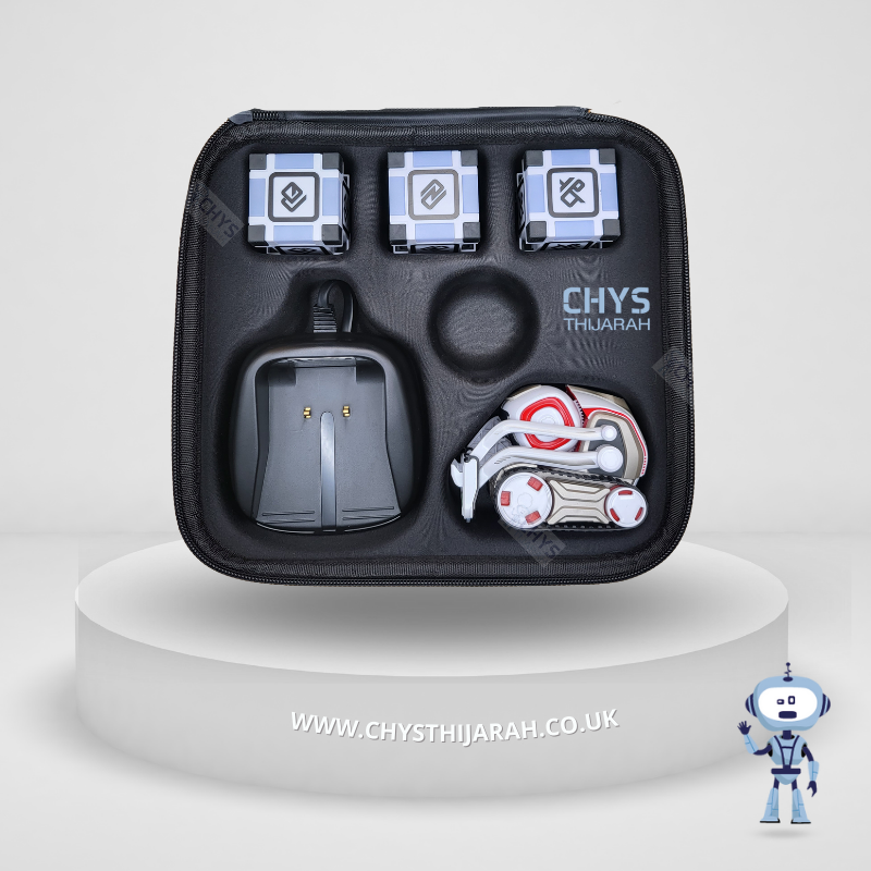 Anki Cozmo  Ai Educational Robot + Cubes + Charger + Case  GOOD - Chys Thijarah