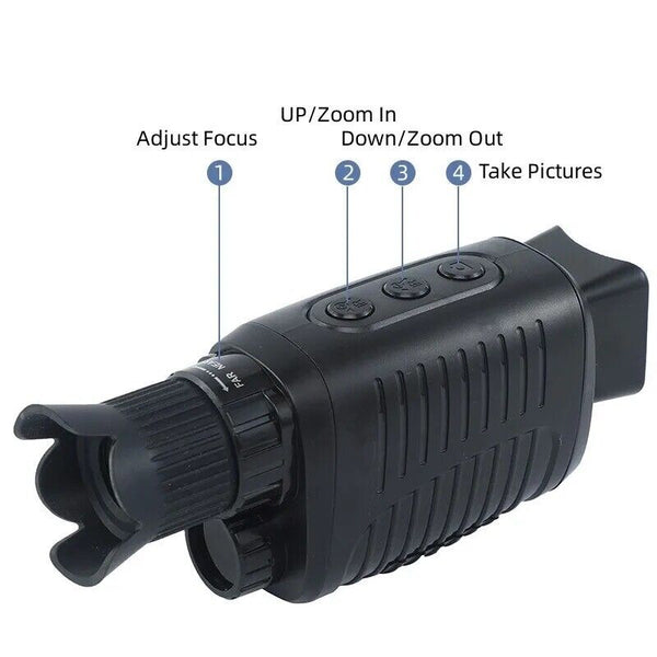 Monocular Night Vision Device 1080P HD Infrared outdoor Camera with 5X Digital - Chys Thijarah