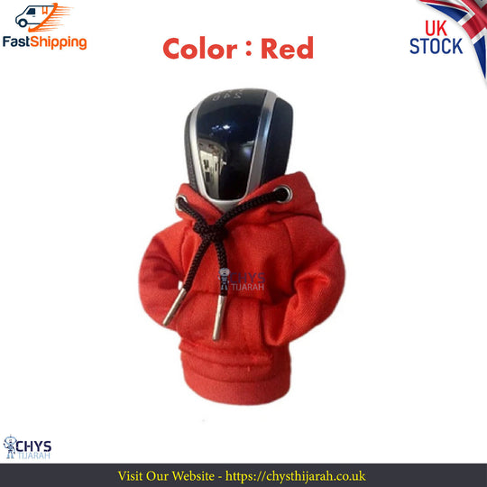 Hoodie Manual Handle Car Gear Shift Knob Cover Gear Sweet T Shirt - Chys Thijarah