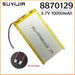 3.7V Lipo Li-Polymer Rechargeable Battery MP3, Camera, Recorder, Player, device - Chys Thijarah