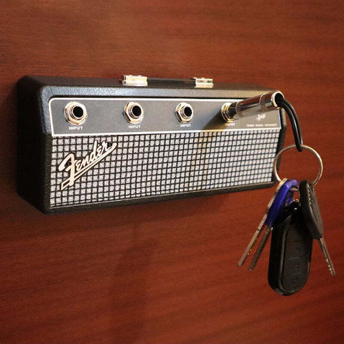 guitar amp key holder wall mounted key organiser for hallway entrance